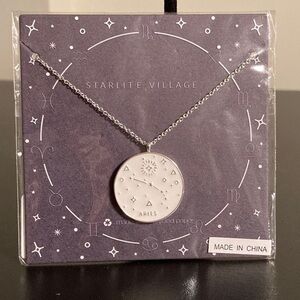 Aries Zodiac Pendant Necklace